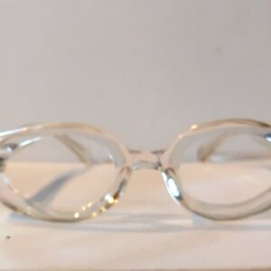 New Vintage Clear Eyeglass Frame  NOS